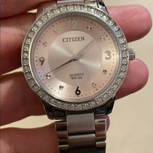 Citizen Womens Silver Tone Stainless Steel